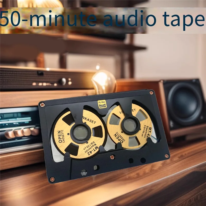 

B63B-Tape Reel 50 Minute Blank Tape Double Sided Metal Reel Hollow Case Self-Made Self-Made Small Open Reel Tape