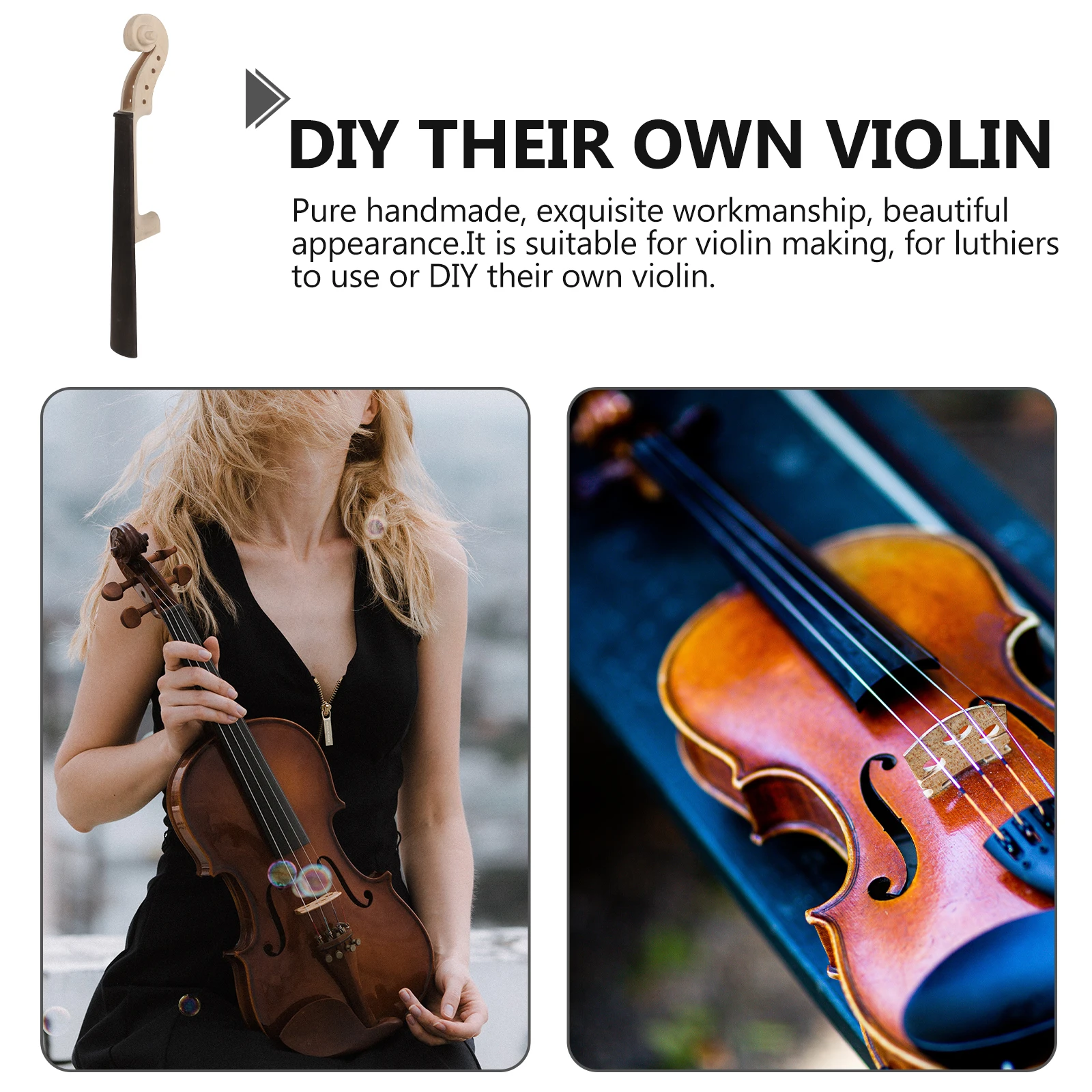 

Violin Neck Fingerboard Musical Instrument Accessory Wood Suppliy Folk Plate Guitar