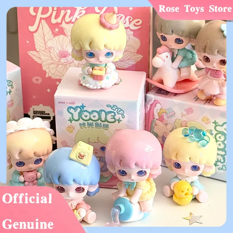 

Подлинная мини-фигурка Yooie, серия «Театр времени», слепая коробка, милая модель куклы, коллекционный декор для рабочего стола, мини-журо, загадочная коробка