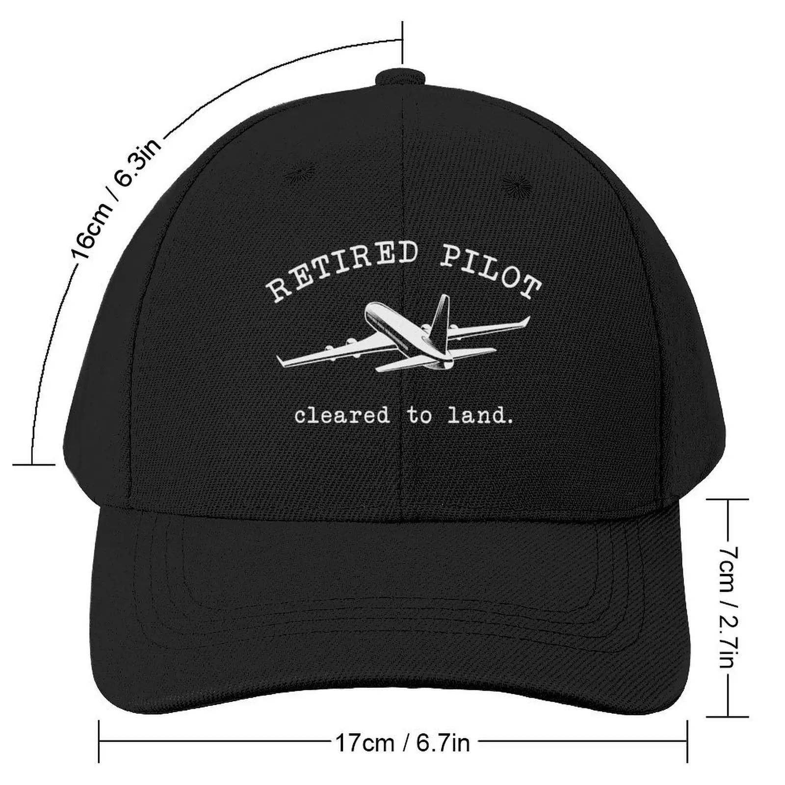 Retired Pilot Aviation Saying Baseball Cap fishing hat foam party Hat Girl Men's