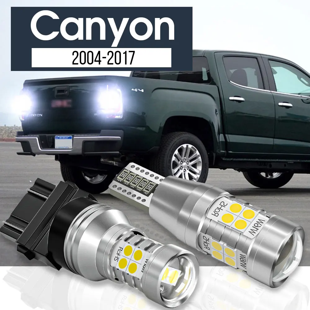 2pcs LED Backup Light Reverse Lamp Blub Canbus Accessories For GMC Canyon 2004-2012 2006 2007 2008 2009 2010 2011 2015 2016 2017