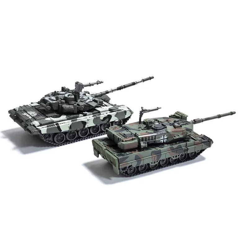 Creative Military Series Building Blocks Multi-Purpose Main Battle Tank M1A2 T90 Leopard Challenger Model Toys For Boy Xmas Gift