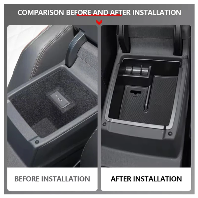 For Volkswagen VW Passat B8 Sedan Variant Alltrack Car Central Armrest Storage Box Container Holder Interior Accessories