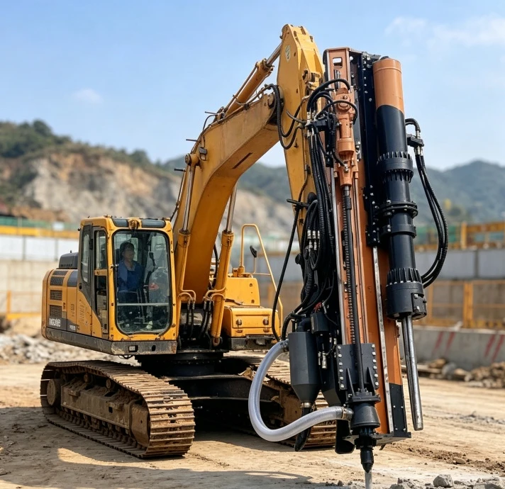 Factory Direct Rock Drill Splitter 2‑in‑1 Drilling Splitting Function for Quarry Site Road Excavation