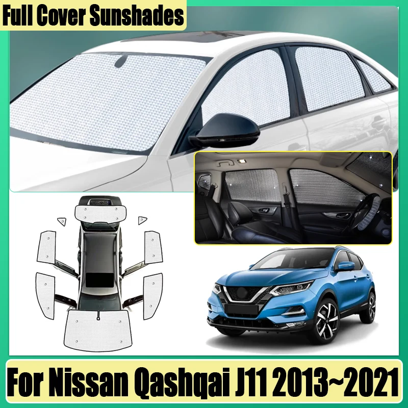 

Window Visor For Nissan Qashqai J11 Accessorios 2013 2014 2015~2021 Cars Covers Full Coverage Sunshade Anti-UV Privacy Blocks