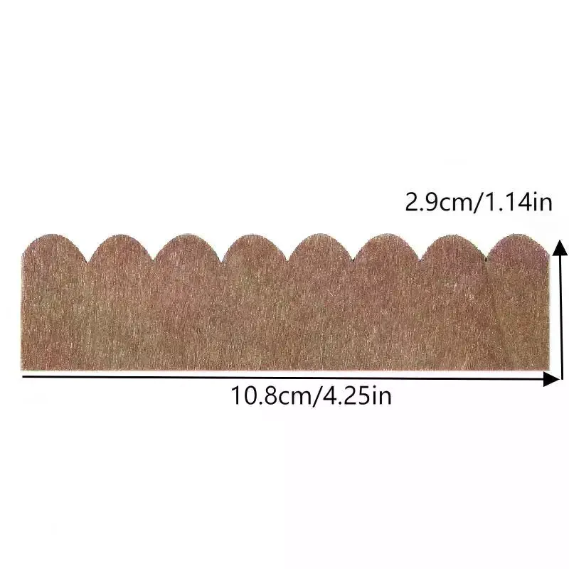 12 Stuks Poppenhuis Houten Dak Tegels Gordelroos Dakrand Model Poppenhuis Micro Bouw Props Poppenhuis Fantasiespel Speelgoed