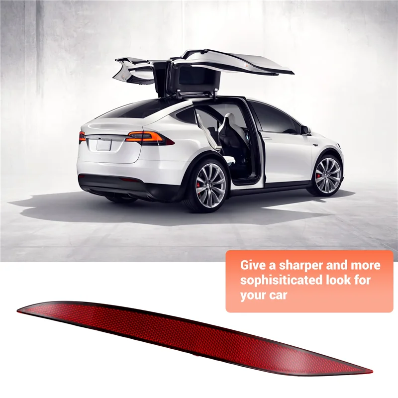 

AB56-Automobile Rear Bumper Reflector Light Lamp For Tesla Model X 2018-2023