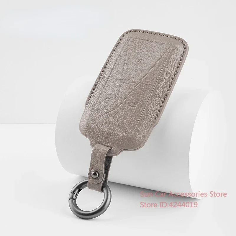 

For AVATR 11 12 Sheepskin Leather Car Remote Key Case Cover Multiple Styles and Colors Available Keychain Accesorios