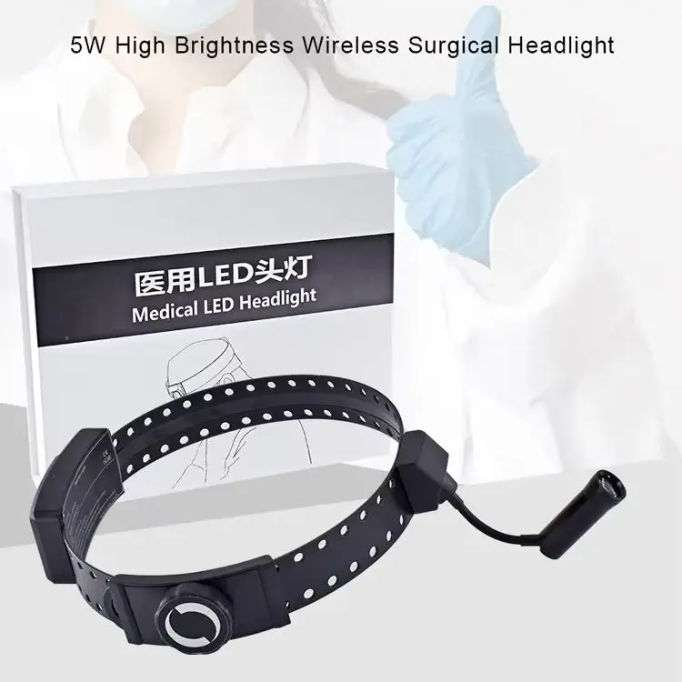 DEASIN 5W Surgical Light Dental LED Headlamp Head Band Portable Medical Front Light Oral Lamp Light Dentist Tools Dentistry