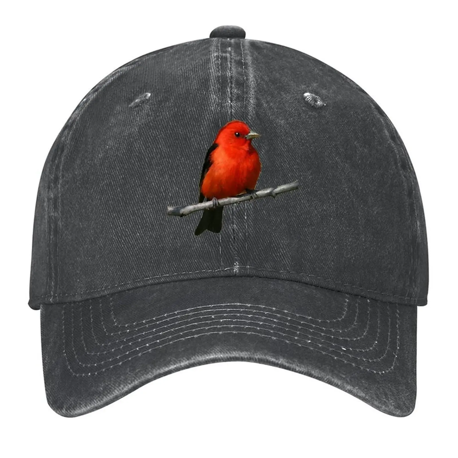 

Бейсбольная кепка Scarlet Tanager, забавная шляпа, роскошная мужская кепка, рыбацкая шляпа, солнцезащитные шляпы в стиле хип-хоп для женщин и мужчин