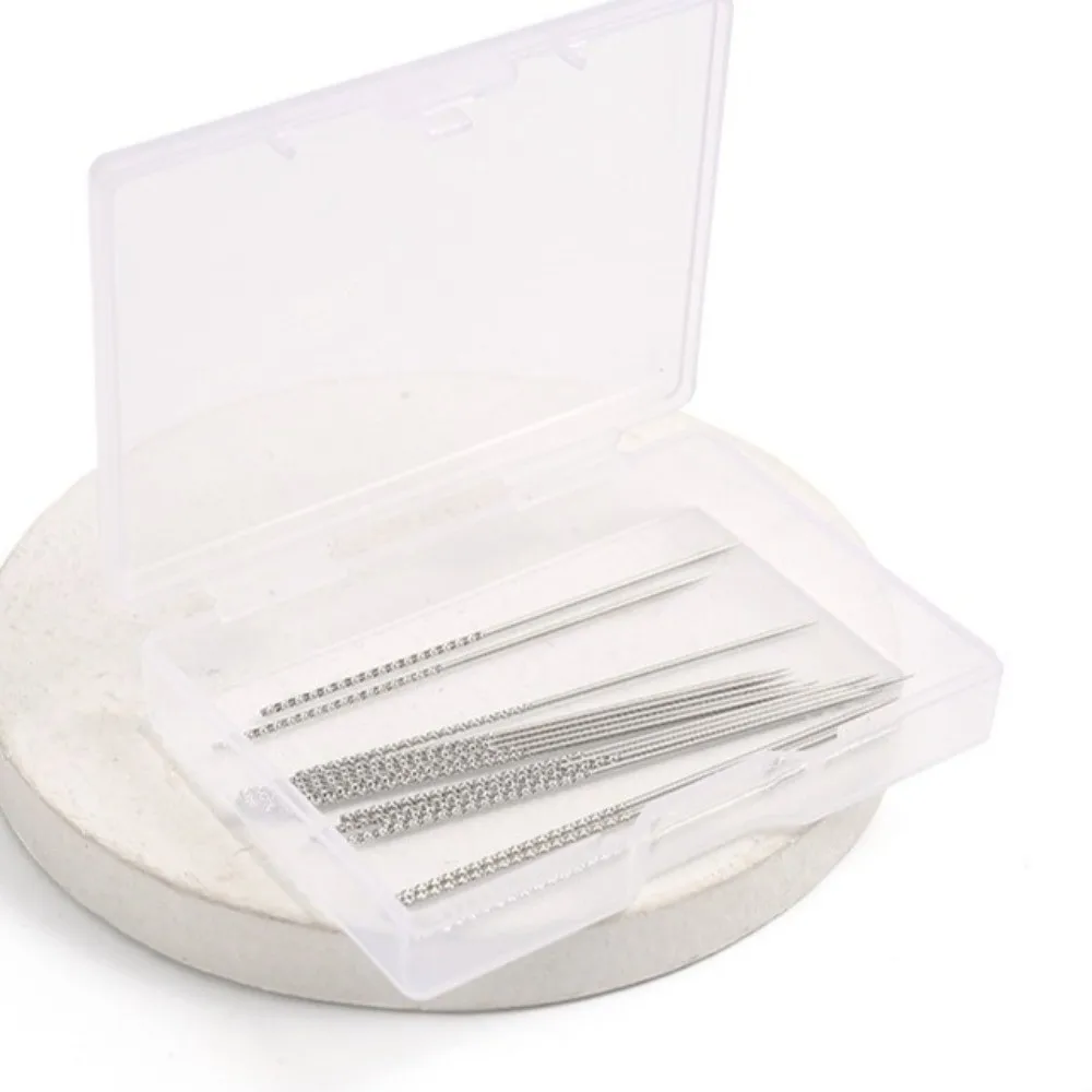 15PCS/Boxed Knurled Needle Lightweight Multifunctional Hread Head Piping Trouser Leg Needle Hand-knitting Tool