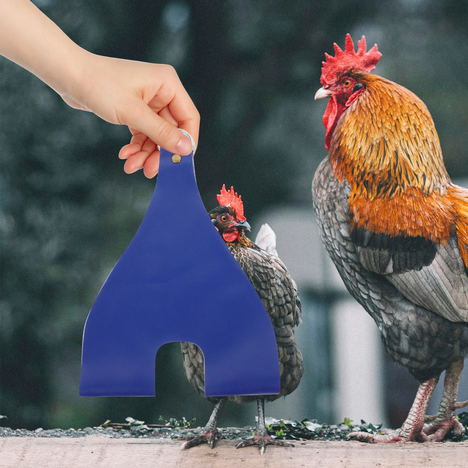Chicken Holder Bag Sling Carry Bag Comfortable PU Portable Chicken Carrier for Rooster Hen Catching Transport Weighing view 6