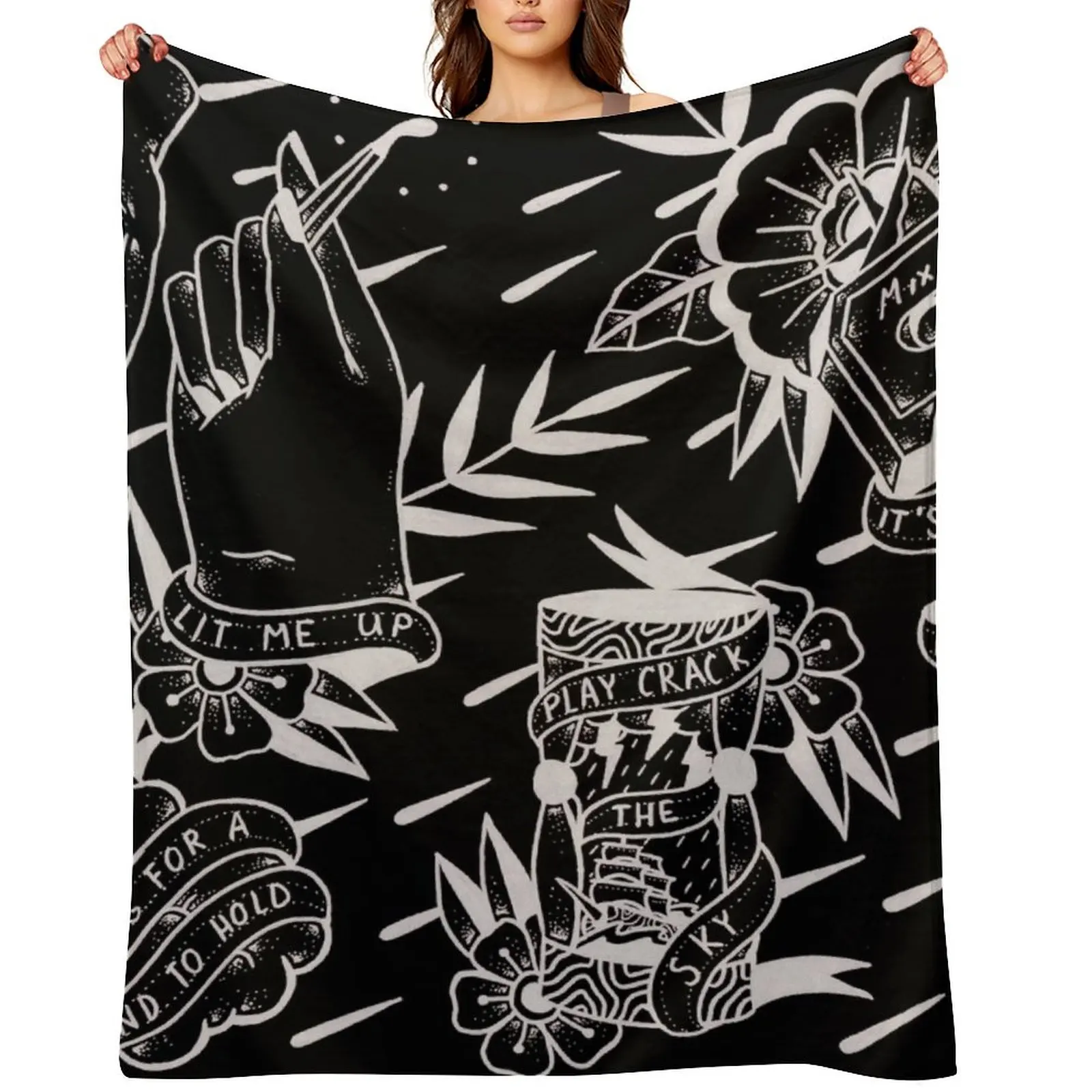 

Brand new flash Throw Blanket Picnic Thins Retros Baby Blankets