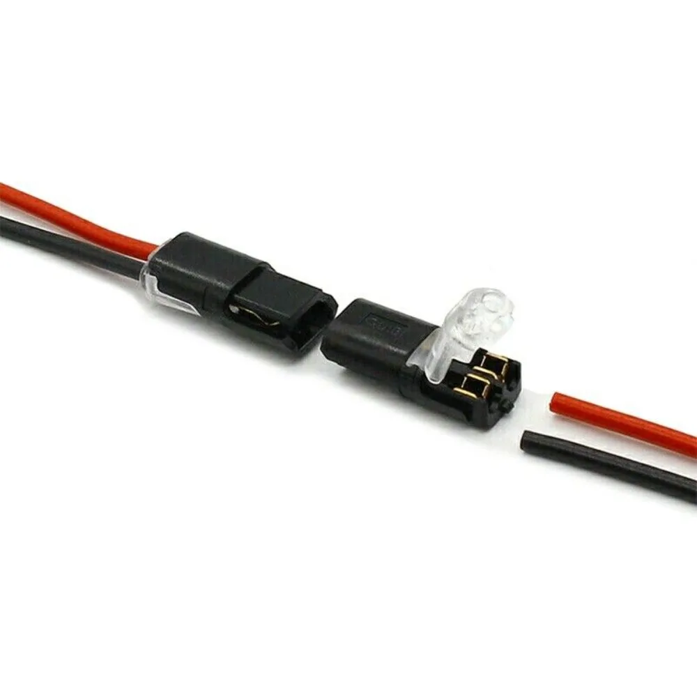 10Pcs Mini 12V Auto Connector Plug Cable Waterproof Connections Strip Terminal Clamp Wire Connector Electrical Car