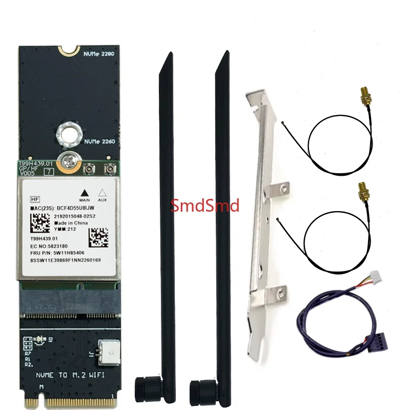 MT7927 WiFi  CARD Gigabit Wifi7 MT7927 9220M Wireless Network Wifi Card Bluetooth 5.4 Tri-Band 2.4G/5G/6G Adapter