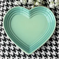 Ceramic Cat Bowl Extra Heart-Shaped Wide Anti Vomiting Stress Free Design12cm Durable Ceramic Pet Bowl for Small Cats Dogs 6