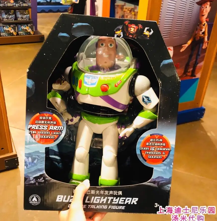 Shanghai Disneyland cartoon cute Buzz Lightyear Action Figures