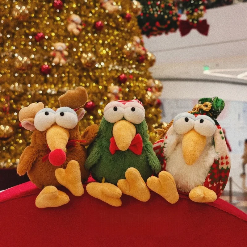 

In Stock Nici Christmas Limited Edition Elk Lucky Bag Cute Plush Lulala Bird Vocal Toy Figurine Christmas And New Year Gift