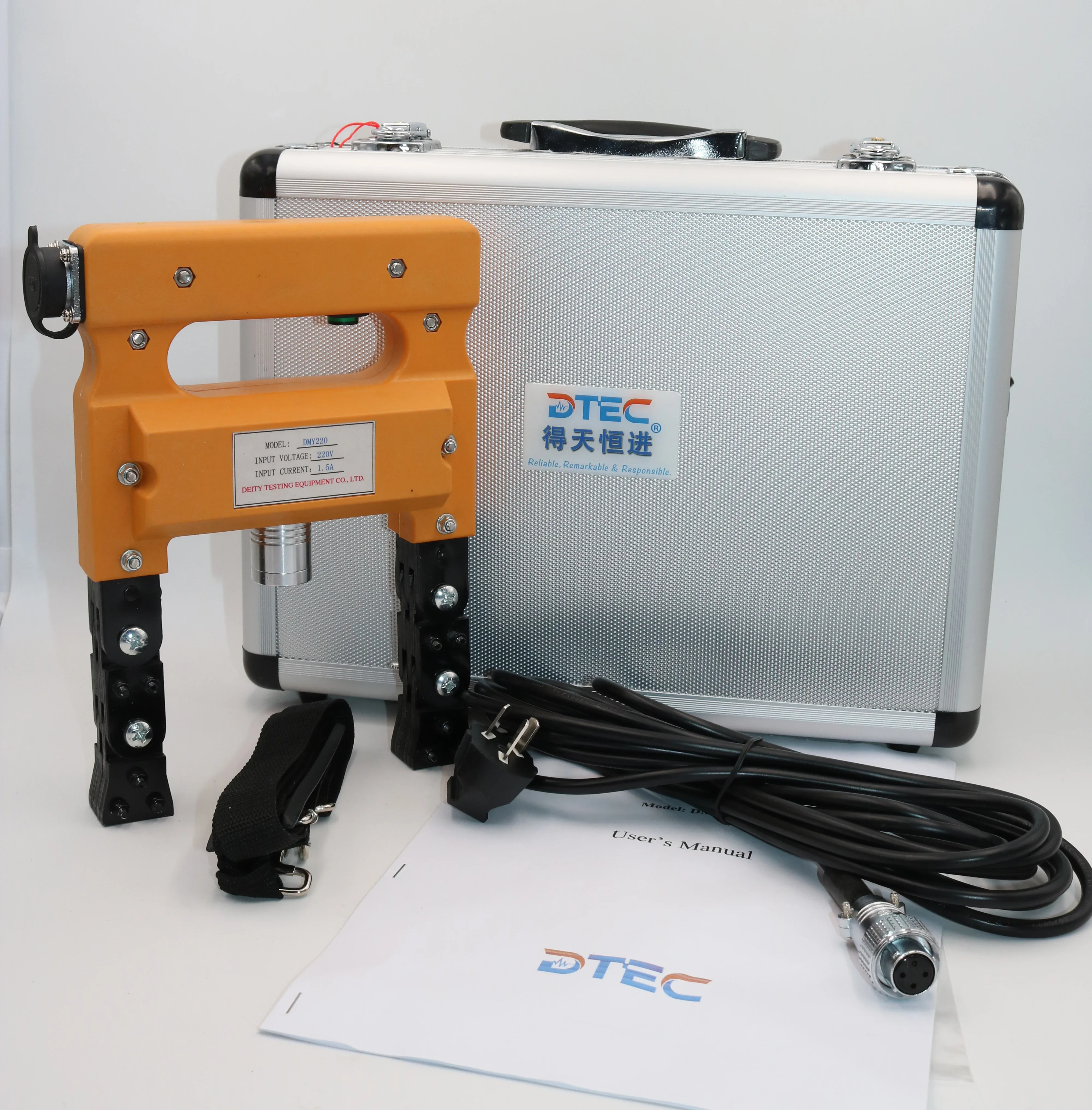 DTEC DMY220 Yoke Flaw Detector, AC Power Supply, Magnetization Test Mode. MT NDT Equipment