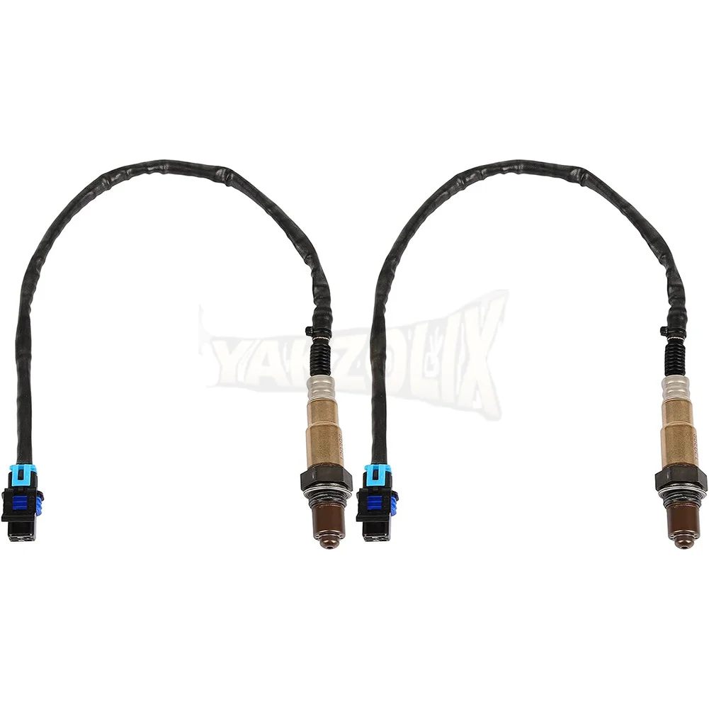 2pcs For Chevrolet Traverse Caprice Impala Cadillac XTS GMC Acadia Canyon 3.6L O2 Oxygen 02 Sensor Upstream Downstream 4 Wires