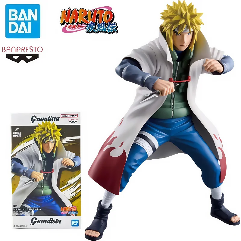 

В наличии Bandai Spirits BANPRESTO Grandista Наруто Намикадзе Минато Персонажи аниме для мальчиков Коллекционные игрушки Украшения Праздничный подарок