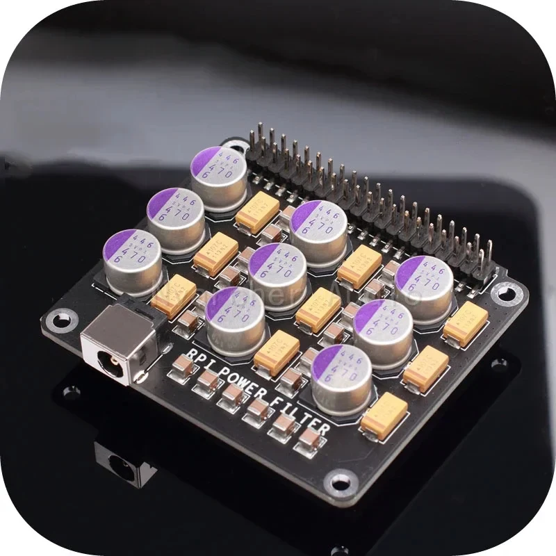 Suitable for Raspberry Pi Nvarcher DAC Audio Decoder Power Filter Purification Module Fit Pi3 3B 4B Digital Broadcast