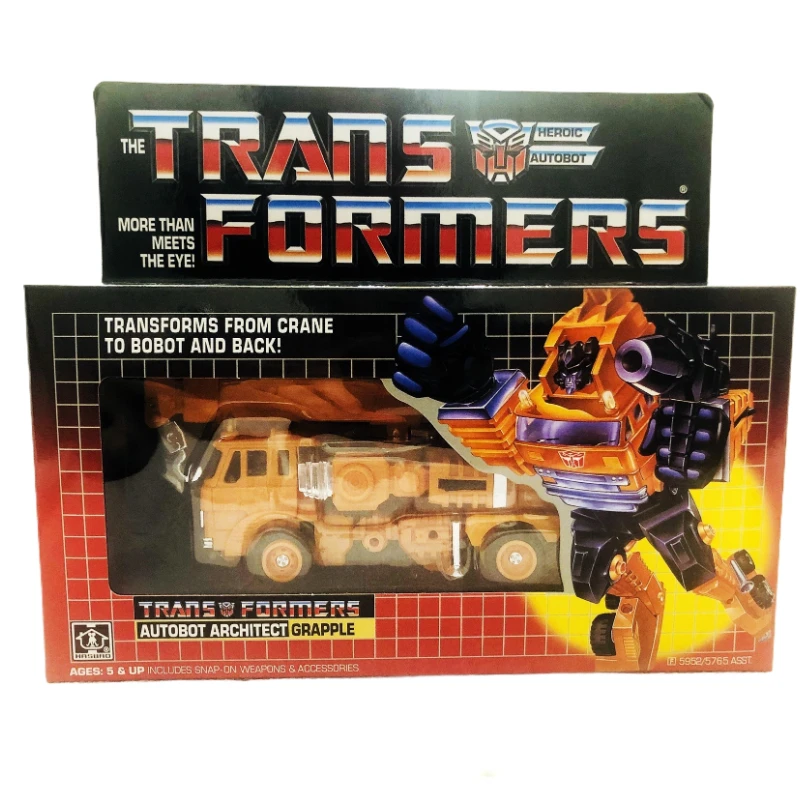 Auf Lager Transformers Spielzeug US-Version G1 84-86 KO Grapple Modell Robot Collection Actionfigur Spielzeug Geschenk Hobby