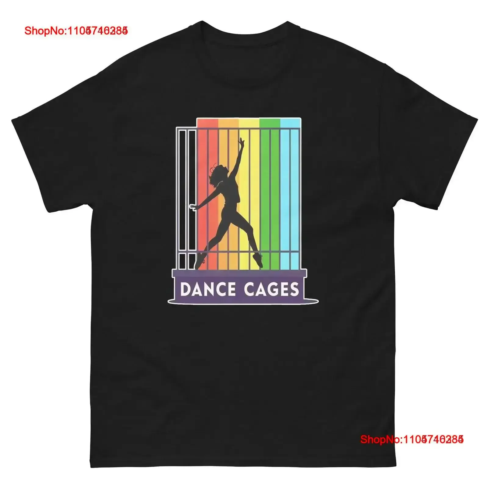 Dance Cages Nightclub Bar Nightlife Party T Shirt vintage Washed Breathable Slightly graphic Stretched homme Stylish vintage