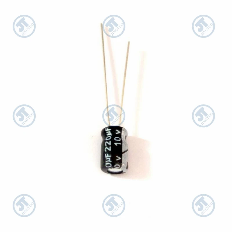 20pcs 220uF10V 10V220uF 220MFD 10WV 5*7mm Radial Aluminum Electrolytic Capacitor