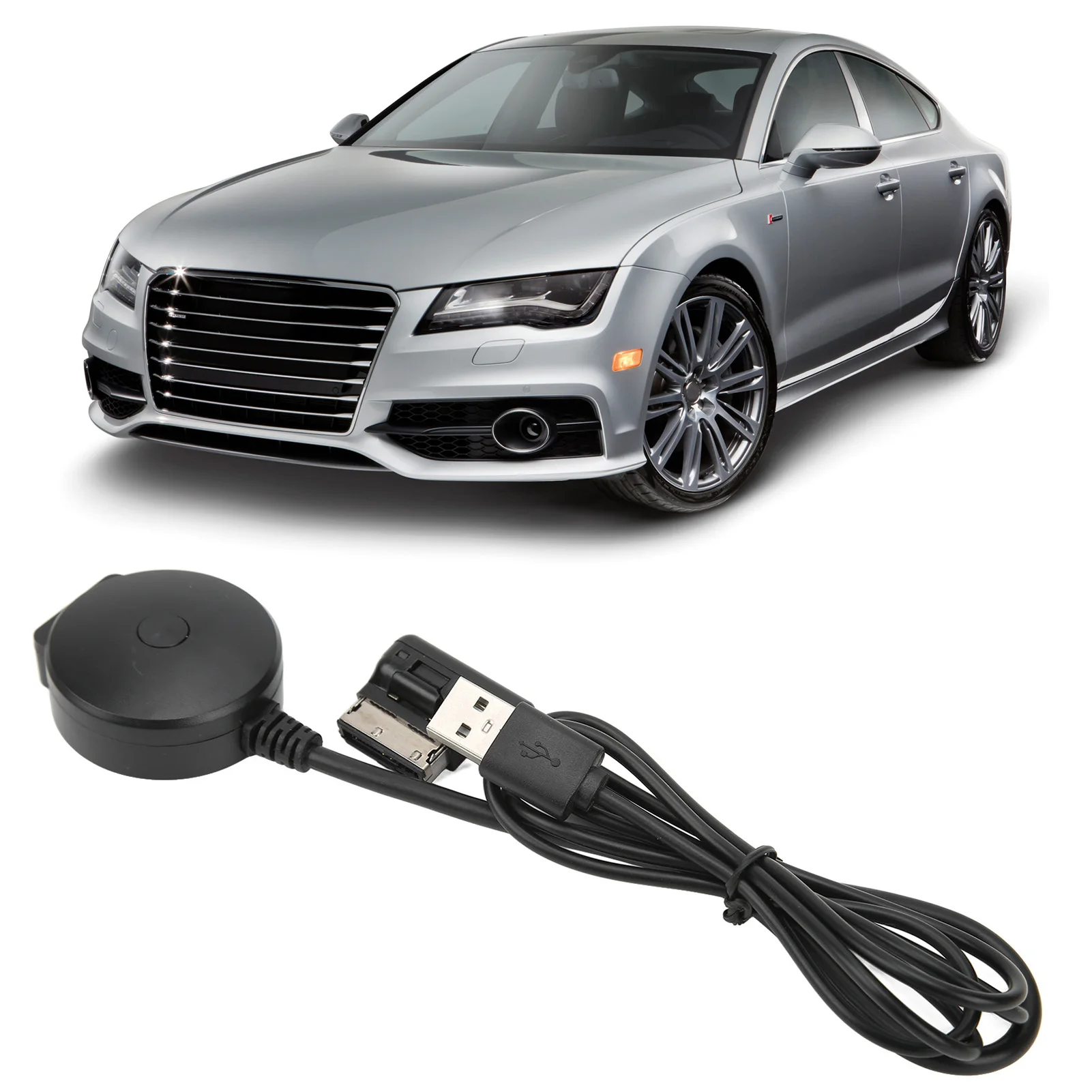 

Аудио AUX в кабеле Автомобильный аудиокабель Bluetooth Музыкальный адаптер Замена для S4 Bluetooth Музыкальный адаптер