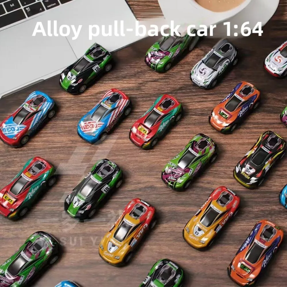 Pull Back Metal Off Road Car Model 68mm Mini Sports Vehicle for Kids Collectible Toy Gift for Children 1 to 6 Years Old