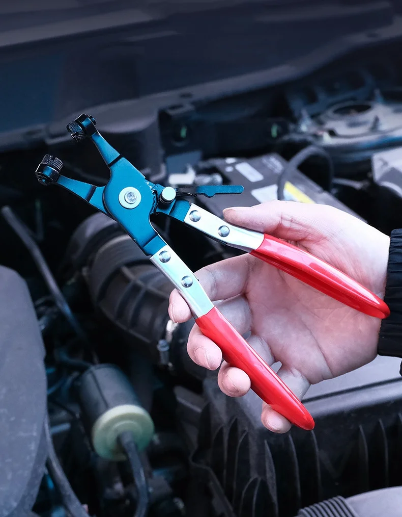 Professionelle Schlauchklemmenzange - Werkzeugset zum Trennen und Entfernen von Kraftstoffleitungen für Autoreparaturen – Detail 2