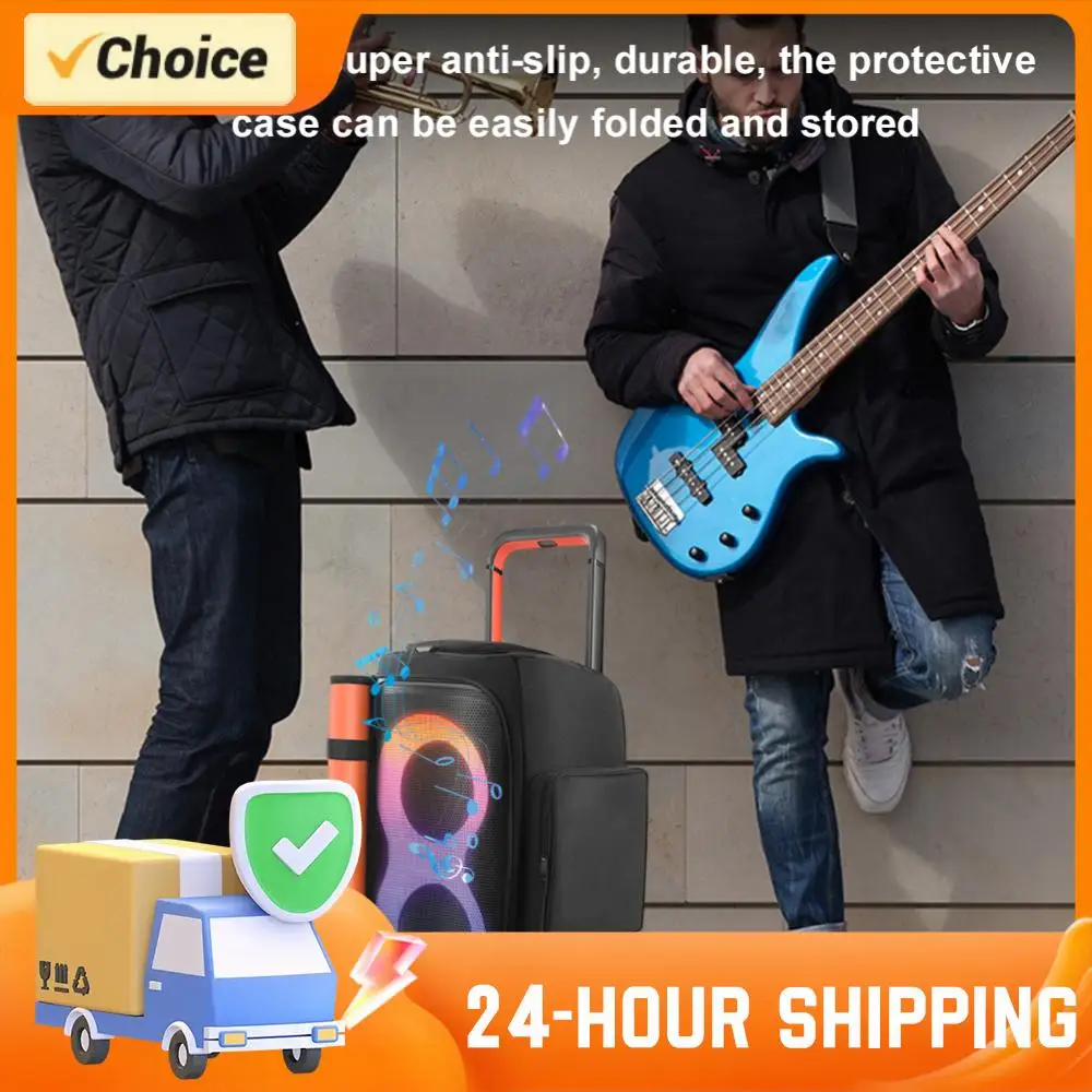 

Portable Speaker Dust Case with Mic Pocket Double-Sided Speaker Storage Bag Wear Resist for JBL PARTYBOX 520 Storage Bag