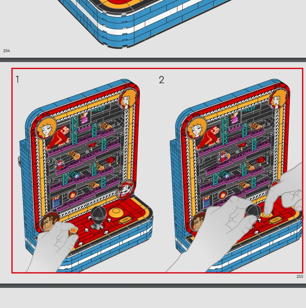 1371 pièces Blocs de construct - Retro Gaming Cabinet avis et prix