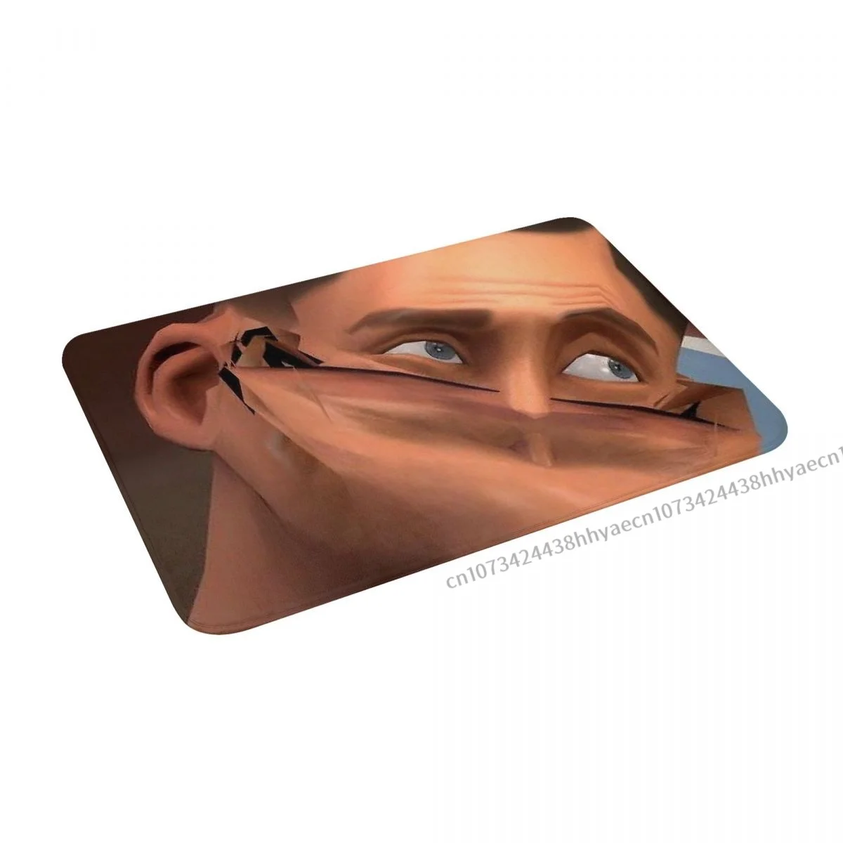 Funny Meme Bathroom Mat Team Fortress 2 TF2 Scout Face Doormat Kitchen Carpet Entrance Door Rug Home Decor