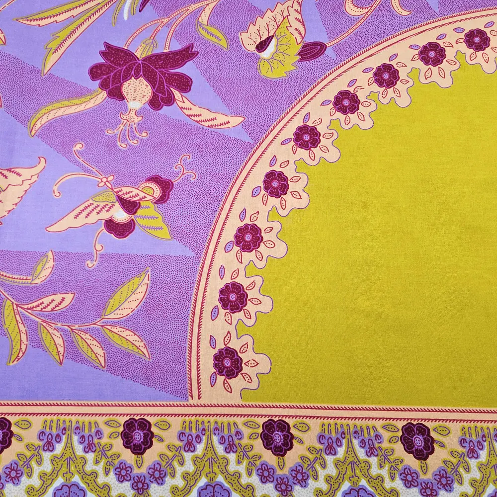 Super Java Wachsblock-bedruckter Stoff, 100% Baumwolle, muslimische Kleidung, Textilien, zur Herstellung von Kleidern, Tüchern, Tischdecken, Heimdekoration, 6 Yards – Detail 13