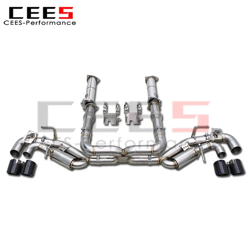

CEES Full Catback Exhaust for Chevrolet CORVETTE E-Ray C8 6.2L 2019-2025 Stainless Steel Muffler with OEM Valve Exhaust System