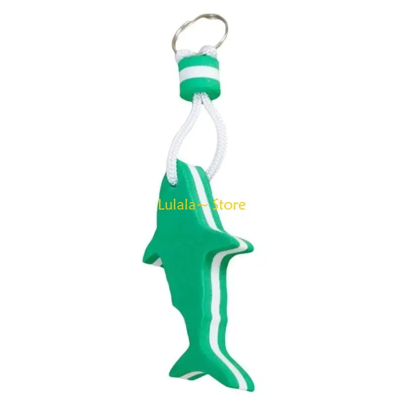 

Y4QA Fish Pendant Float Floating Keyring for Safe And Visible of Water Activity
