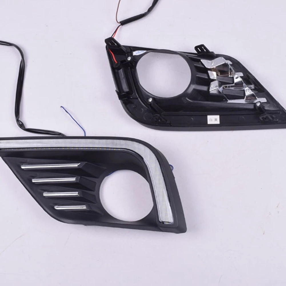 

Автомобильные светодиодные DRL янтарно-белые дневные ходовые огни с указателем поворота для Nissan Altima Teana 2017 2018, жасмин