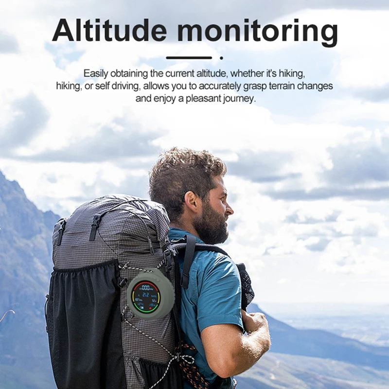 Imagem -06 - Detector de Qualidade do ar para Interior e Viagem em co o2 Temperatura Umidade Pressão Atmosférica Altitude Monitor