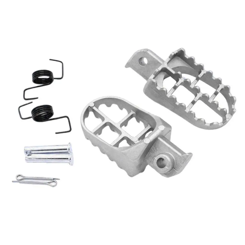 Shining CNC Aluminum Foot Pegs Footpegs Footrest Pedals Kit for Yamaha