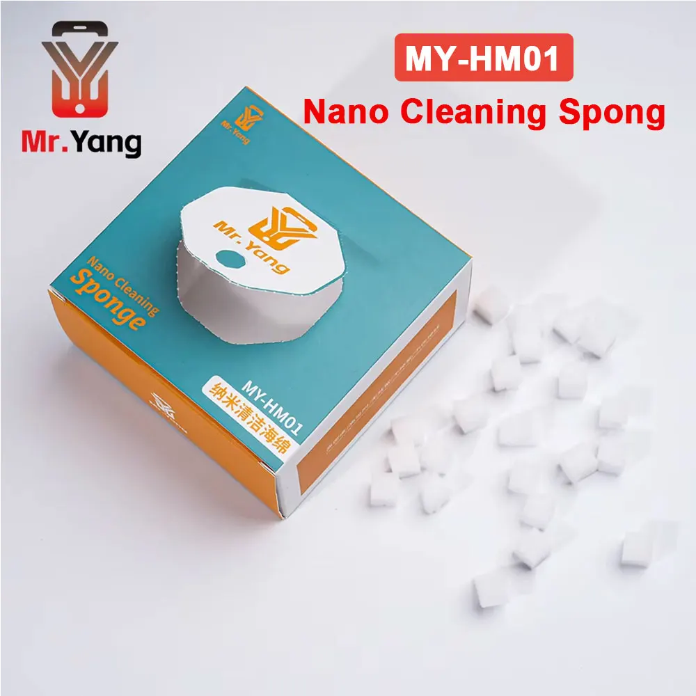 

YCS Mr.Yang MY-HM01 Nano Sponge for Mobile Phones Screen PCB Clean Motherboard Back Glass Camera Flux Oil Frame Cleaning Tool