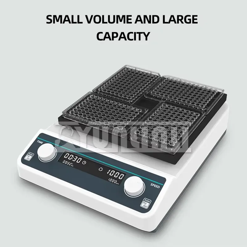 for Microplate Oscillator 96 Well Plate Mixer Digital Display Lab Enzyme Deep Hole Shaker Laboratory Equipment