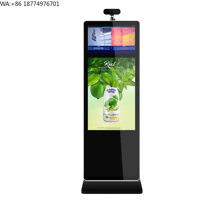 

55-дюймовый напольный рекламный дисплей-киоск на Android для цифровых вывесок и рекламы