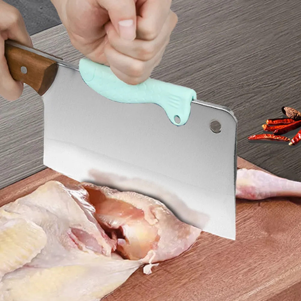 2Pcs Kitchen Silicone Finger Protector Hand Guards Cutter Back Shield Cutting Accessory Vegetable Chop Dicing Cutting Safety