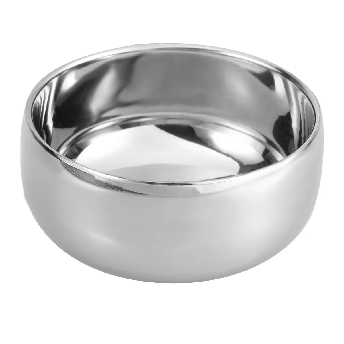 Stylish Alloy Shaving Bowl Lid Large Deep Size Durable Shaving Mug Container Compact Practical Rich Lather Dish