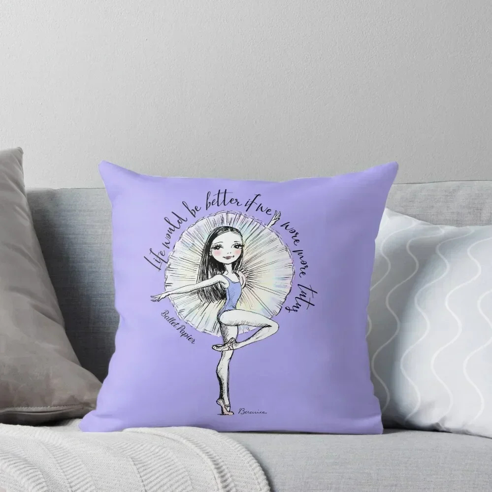 

More Tutus, More Ballerinas Throw Pillow christmas supplies Elastic Cover For Sofa New year christmas ornaments 2025 pillow