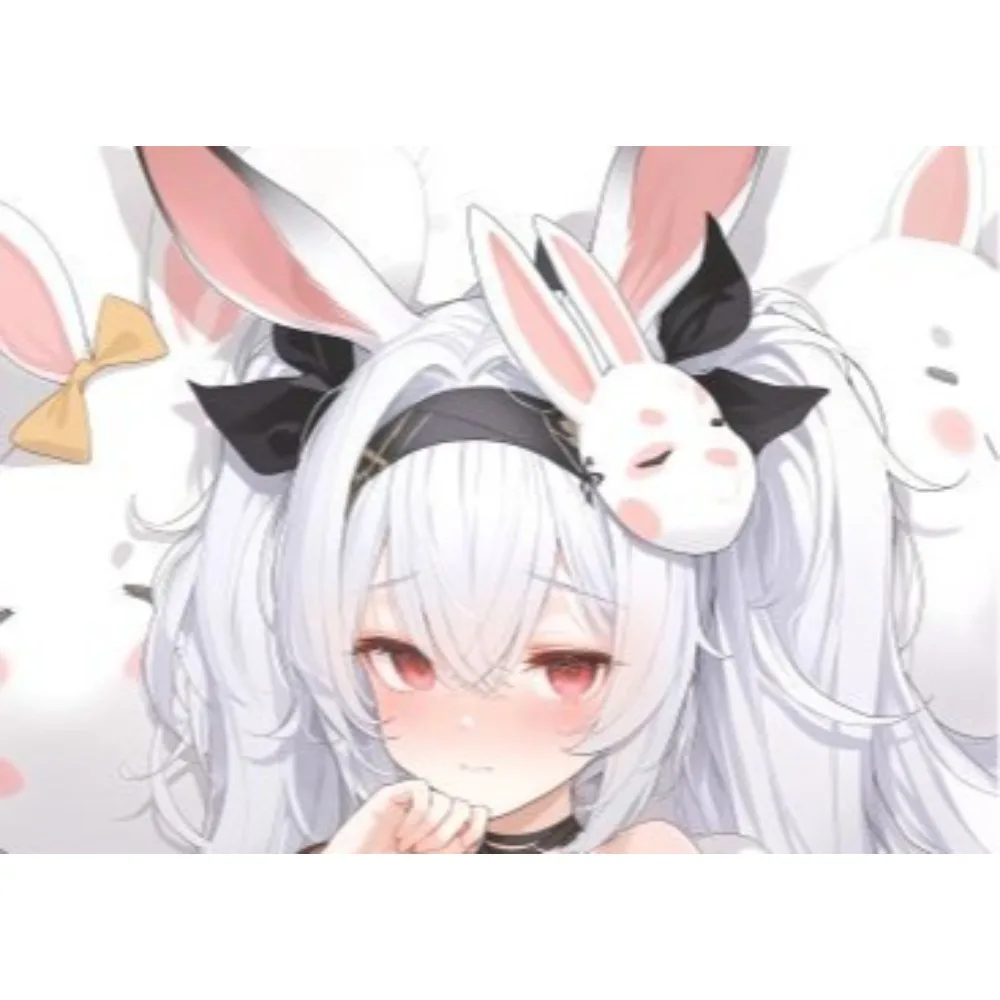 Laffey Lovely Red‑Eye Beauty Dakimakura Case Soft Fabric Sleeping Pillowcover