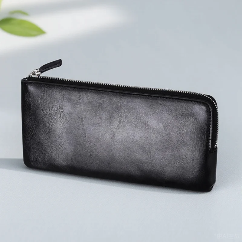 

1Pcs Long Men Wallet Premium Material Large Capacity Coin Purse Credit Cards Holder Portable Smooth Surface Travel Cash Storage