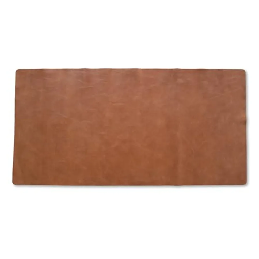 Genuine Leather Desk Pad Office Desk Mat Large Desk Blotter Desk Protector and Mouse Pad 31.5 x 15.75 1.8-2.0 mm Tan Waterproof